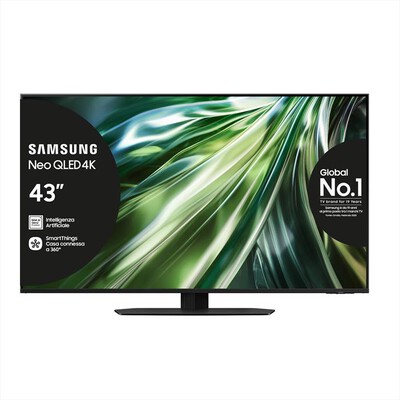 SAMSUNG - Smart TV 43” QE43QN90DATXZT Neo QLED 4K Mini LED-Titan Black
