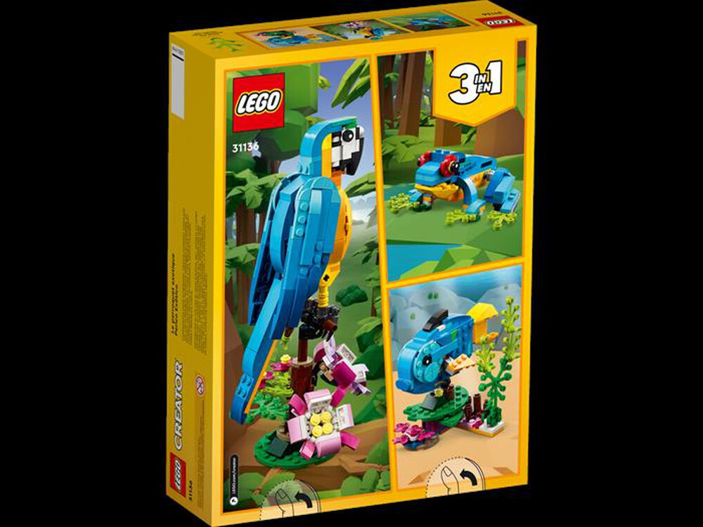 "LEGO - CREATOR 3IN1 Pappagallo esotico - 31136"