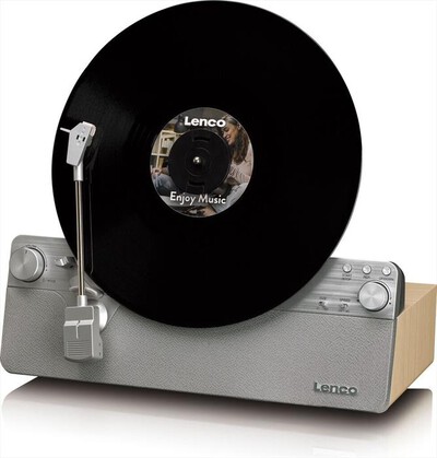 LENCO - Giradischi automatico verticale LSA-071-SILVER