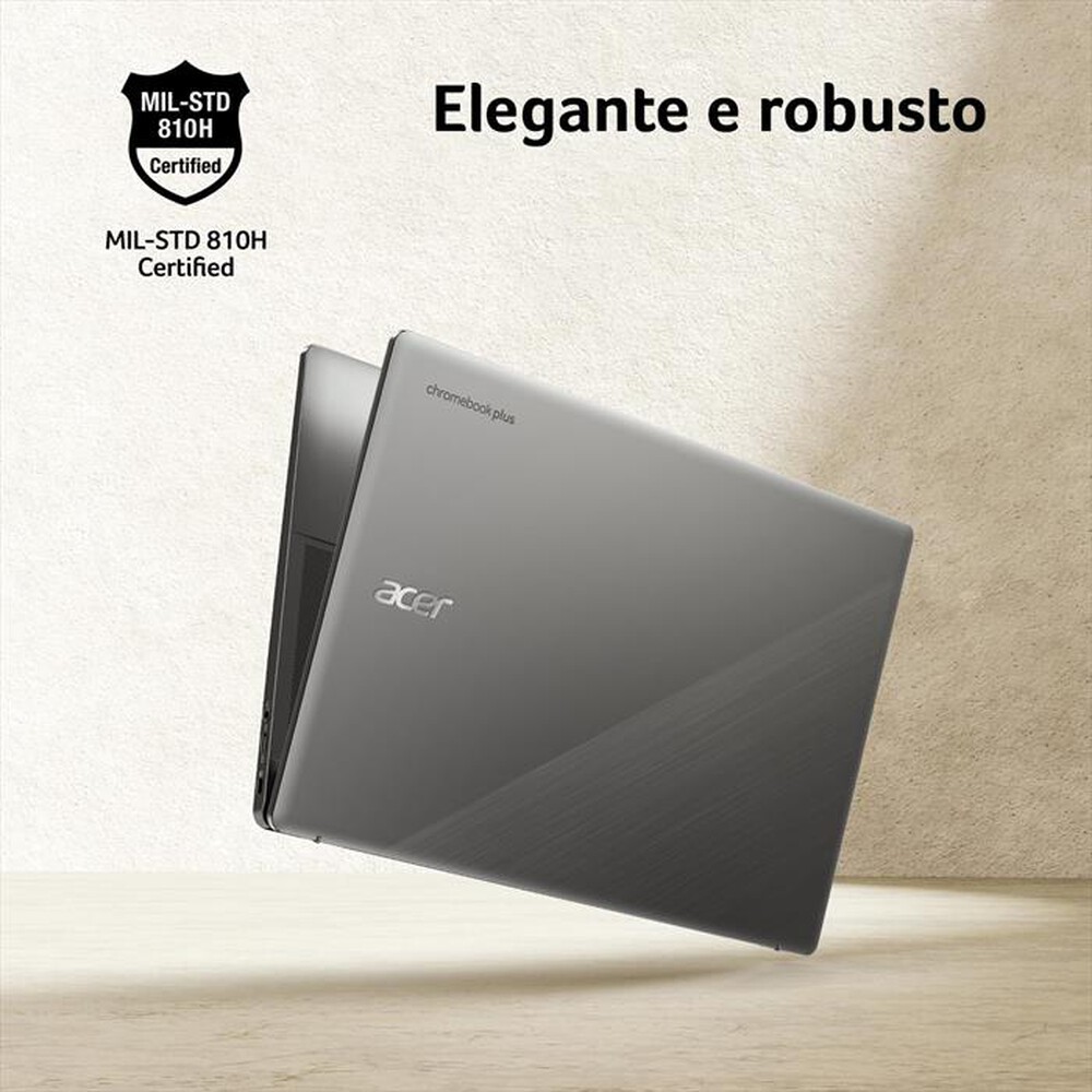 Immagine del prodotto ACER - CHROMEBOOK PLUS 515 CB515-2H-34ZU LAPTOP IA Google-Grigio