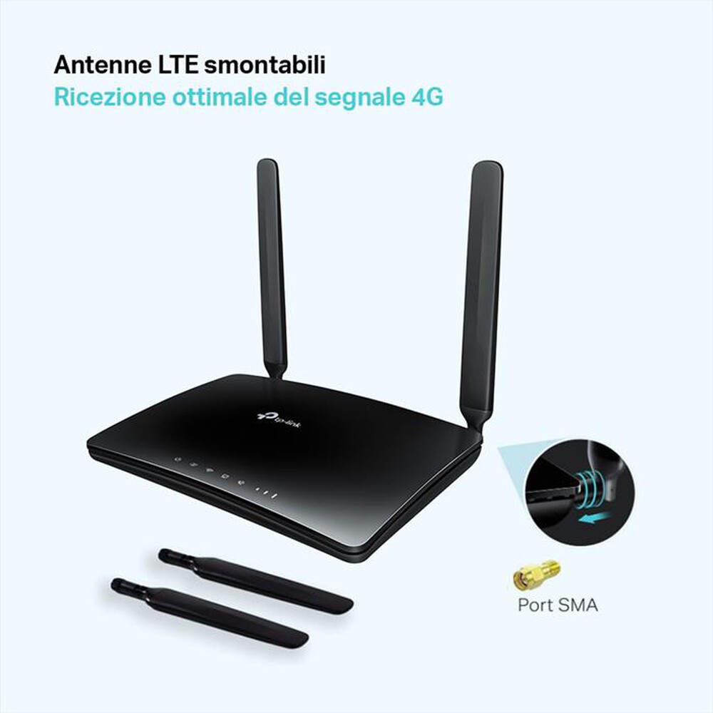 "TP-LINK - TL-MR150 - ROUTER 4G FINO A 150MBPS - WI-FI"