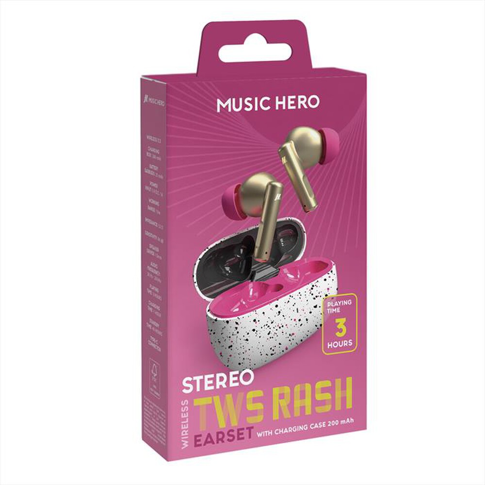 "SBS - Auricolare TWS MHTWSRASHBTP-Fantasy pink"