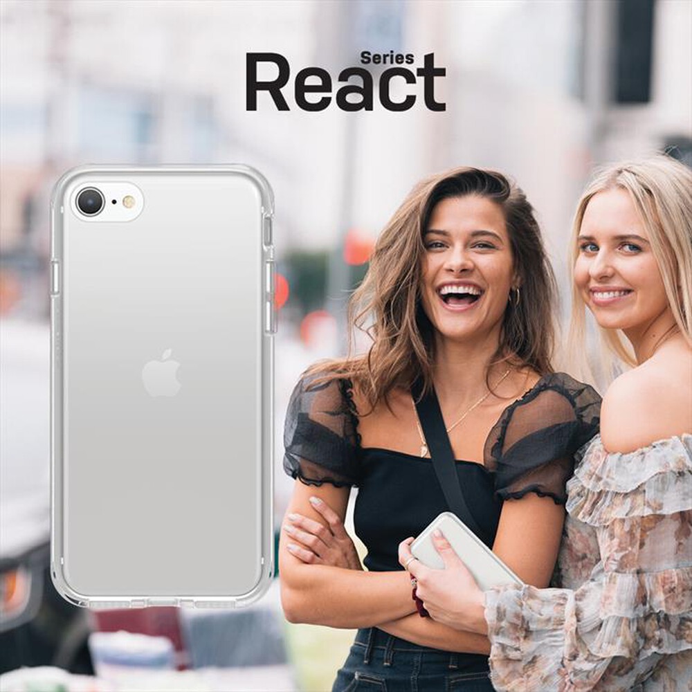 "OTTERBOX - REACT - CUSTODIA PER IPHONE SE 2020/8/7-trasparente"