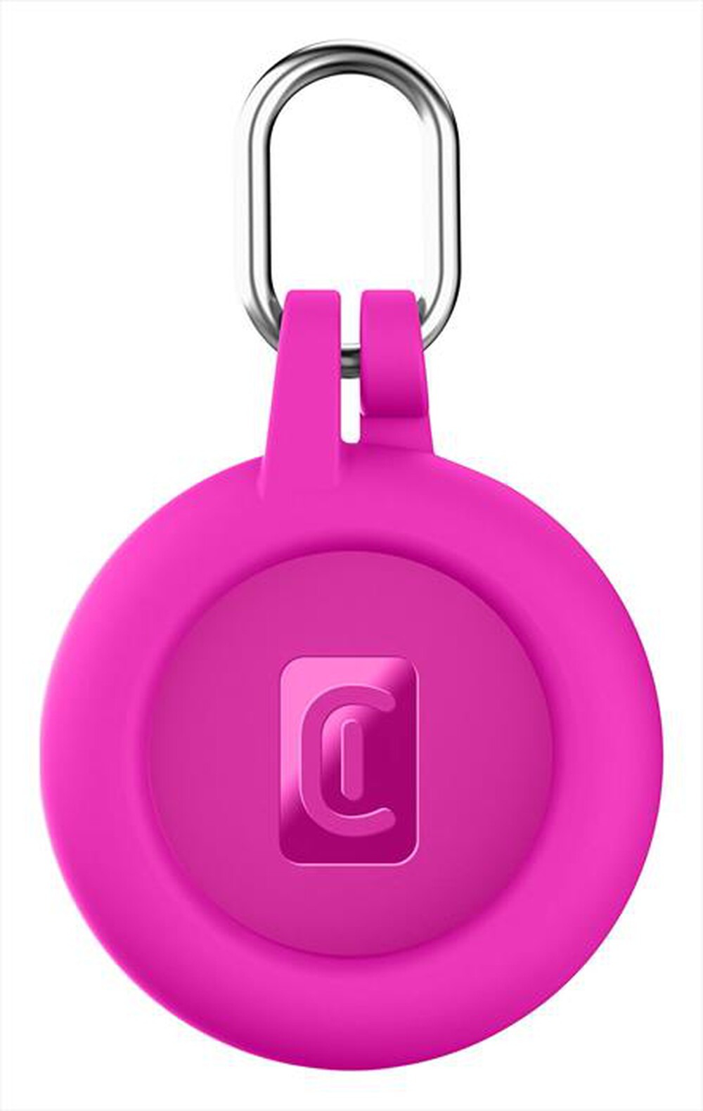 Immagine del prodotto CELLULARLINE - Custodia in silicone AirTag e Tracy Tag SOFT SHELL-Rosa