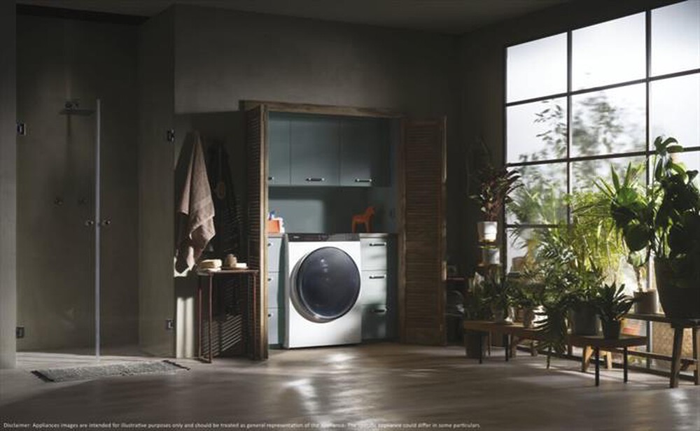 "HAIER - Lavasciuga HWD100BD1499U1NI SuperDrum Series9-Bianco"
