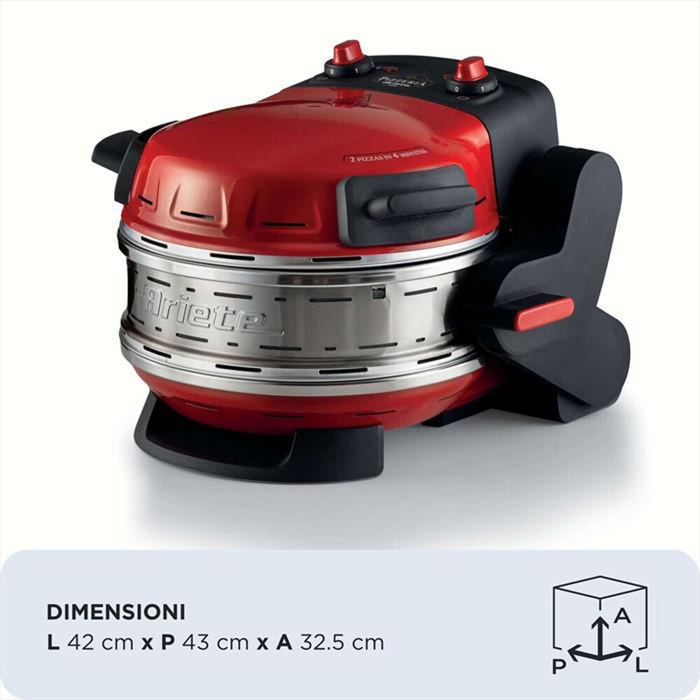 Immagine del prodotto ARIETE - Forno Pizzeria Rosso Doppio-rosso