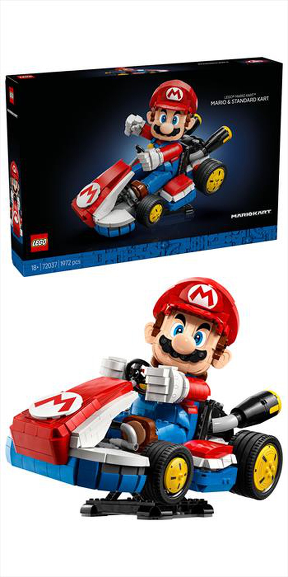 Immagine del prodotto LEGO - SUPER MARIO Mario Kart Mario e Kart standard 72037