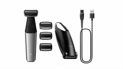 PHILIPS - Rasoio BG5021/15-Nero/Inox