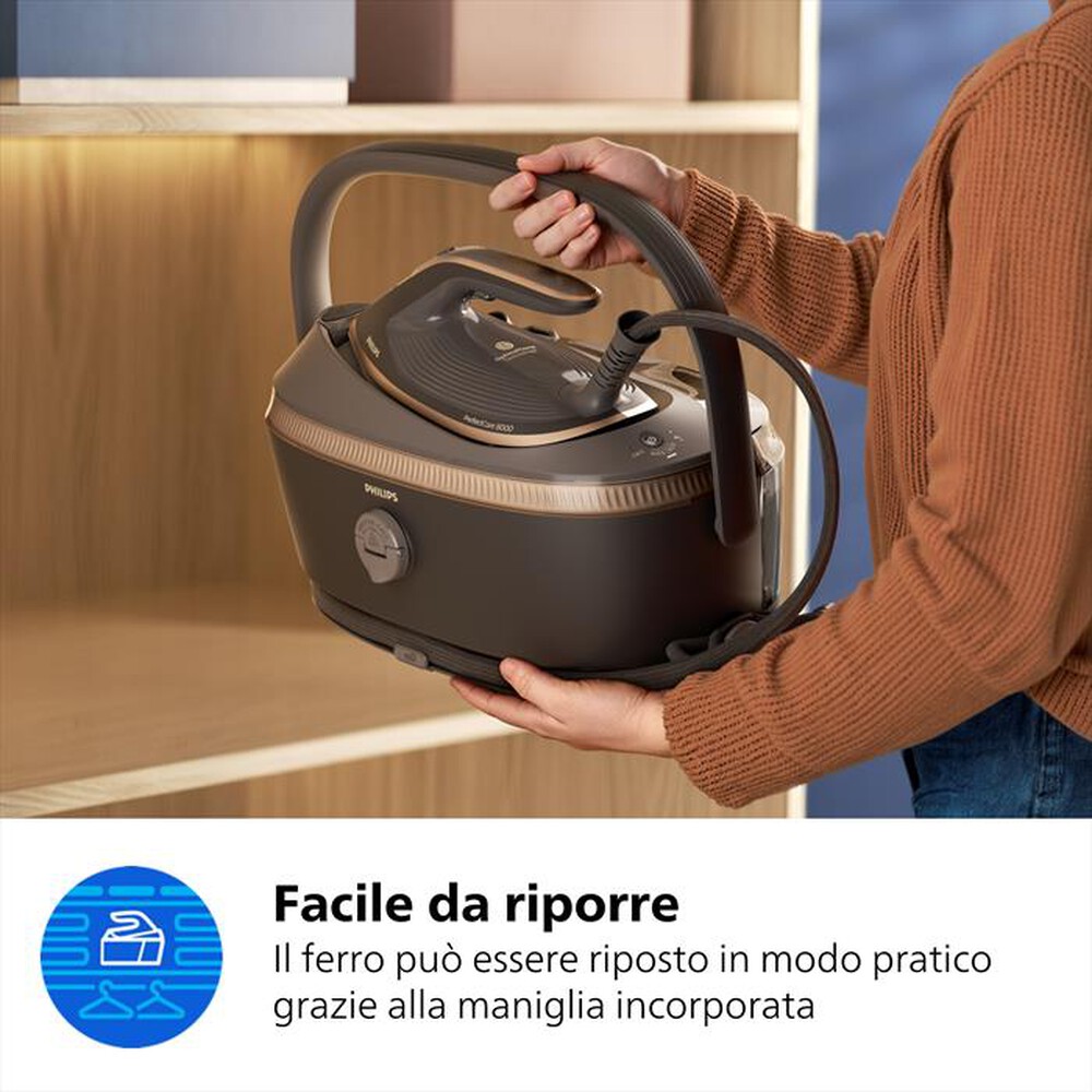 Immagine del prodotto PHILIPS - Sistema stirante PERFECTCARE SERIE 8000 PSG8300/20-Blu/Oro