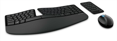MICROSOFT - Sculpt Ergonomic Desktop-Nero