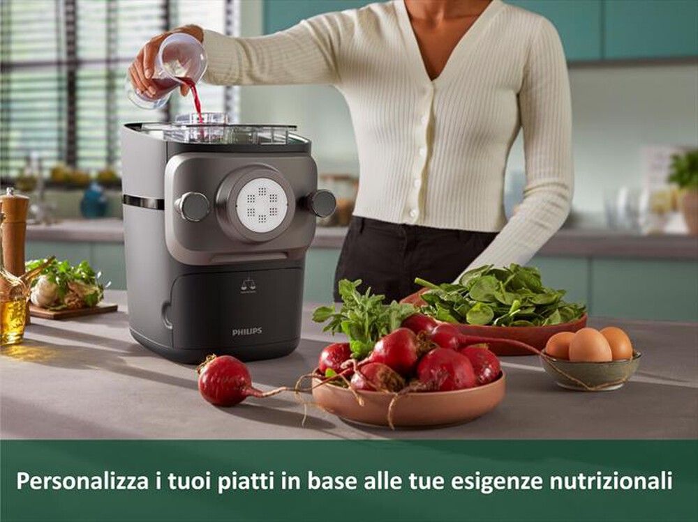 "PHILIPS - PASTA MAKER SERIES 7000 HR2665/96-nero"