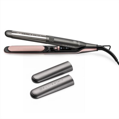 BELLISSIMA IMETEC - PIASTRA PER CAPELLI CREATIVITY MULTISTYLE-Nero, Rosa