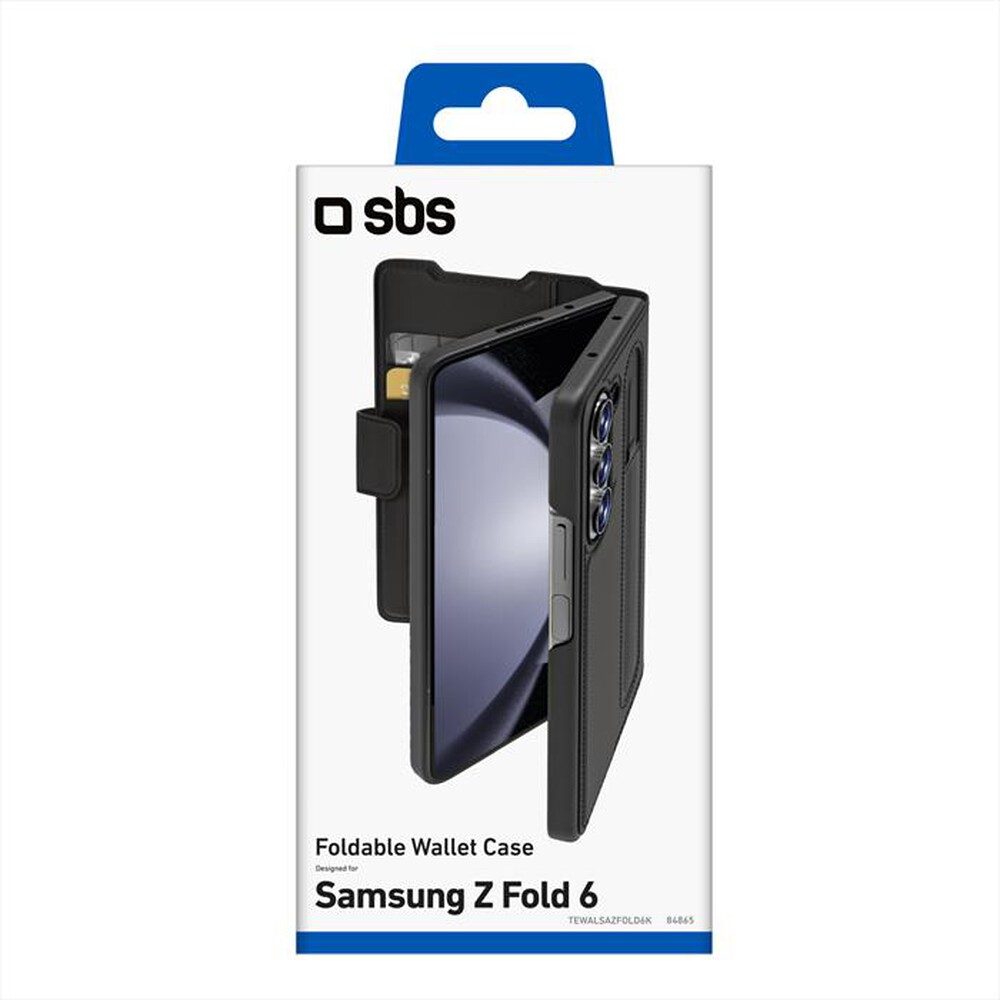 "SBS - Cover flip TEWALSAZFOLD6K Samsung Z Fold 6-Nero"
