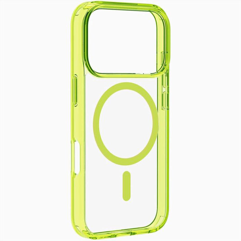 Immagine del prodotto CELLULARLINE - Custodia ICONIC MAG per IPHONE 17 PRO-Lime, Trasparente
