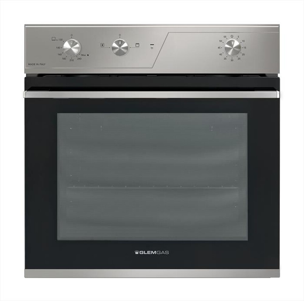 Immagine del prodotto GLEM GAS - Forno da incasso elettrico e gas GFRF21IX Classe A-Acciaio Satinato
