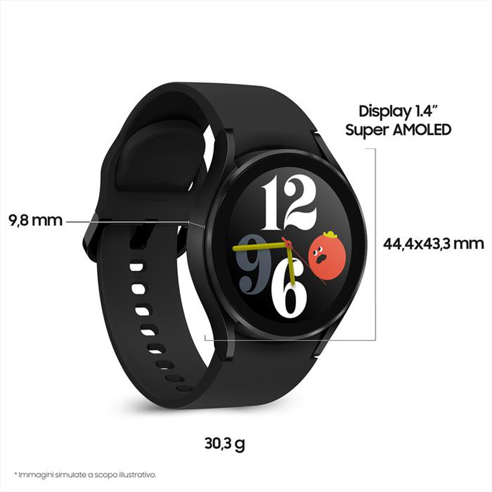 "SAMSUNG - GALAXY WATCH4 44MM BT-Black"