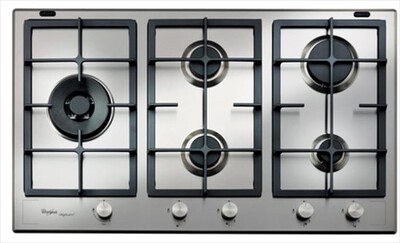 WHIRLPOOL - Piano cottura a gas GMA 9522/IXL 5 fuochi 86cm-Inox
