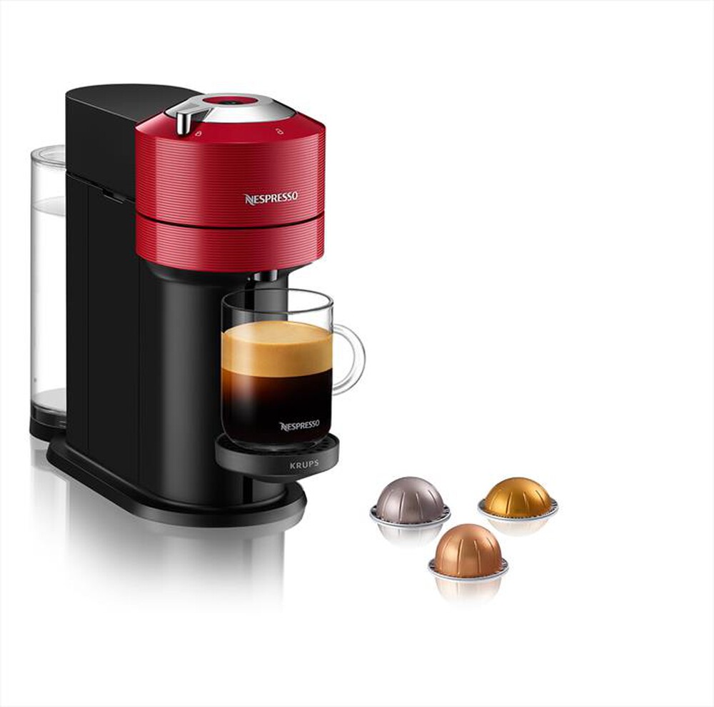 "KRUPS - Macchina da caffè XN9105 Vertuo Next Nespresso-Rosso ciliegia"