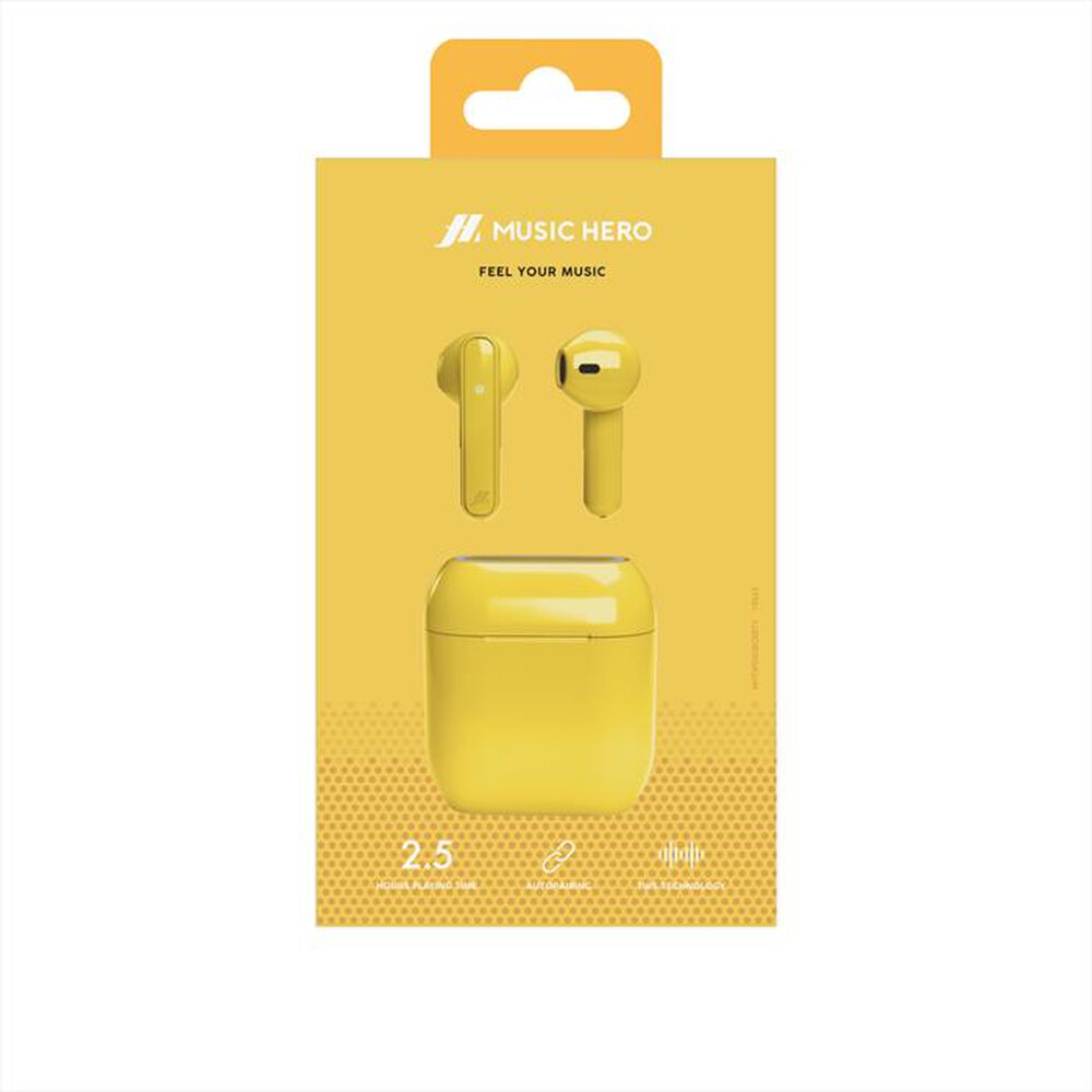 "SBS - Auricolare TWS MHTWSNUBOXBTY-Giallo"