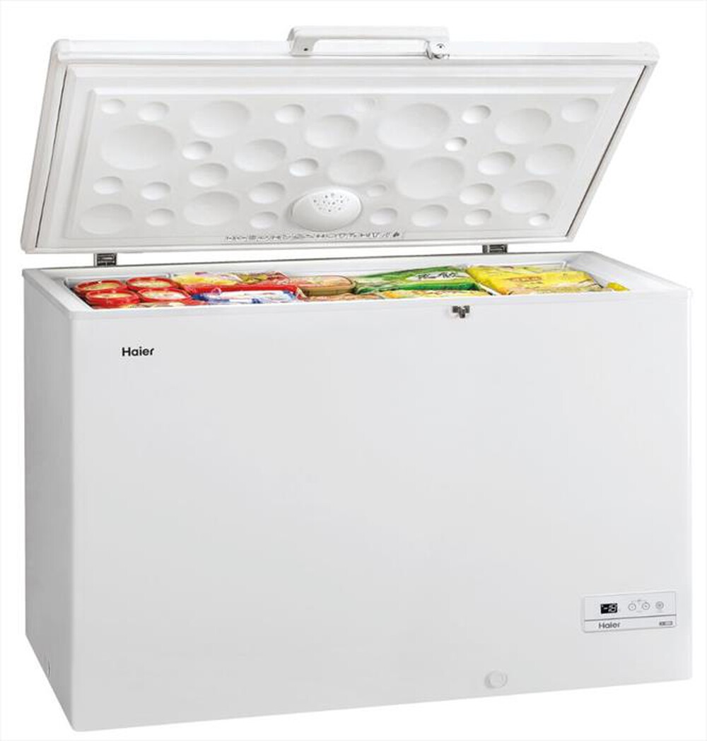 "HAIER - Congelatore orizzontale HCE429F Classe F 413 lt-Bianco"