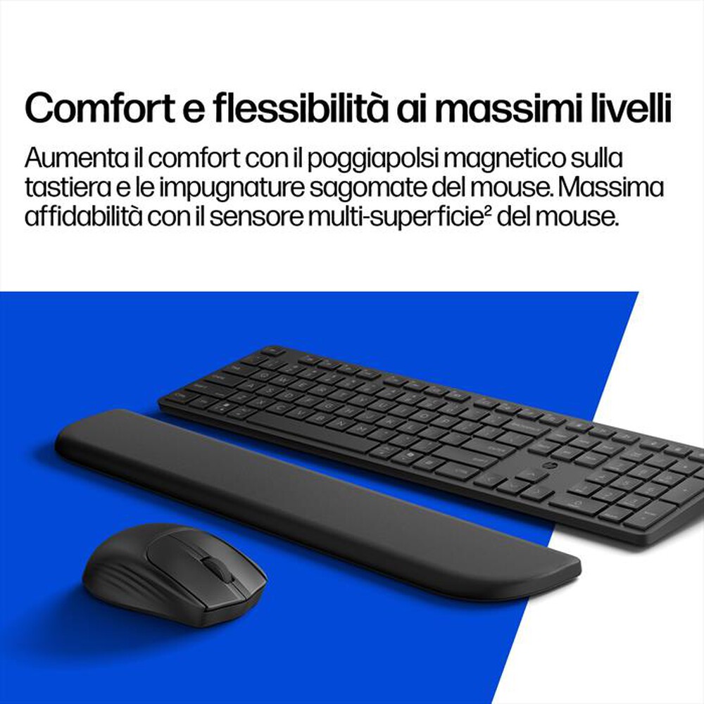 Immagine del prodotto HP - COMBO TASTIERA E MOUSE 580C-Nero