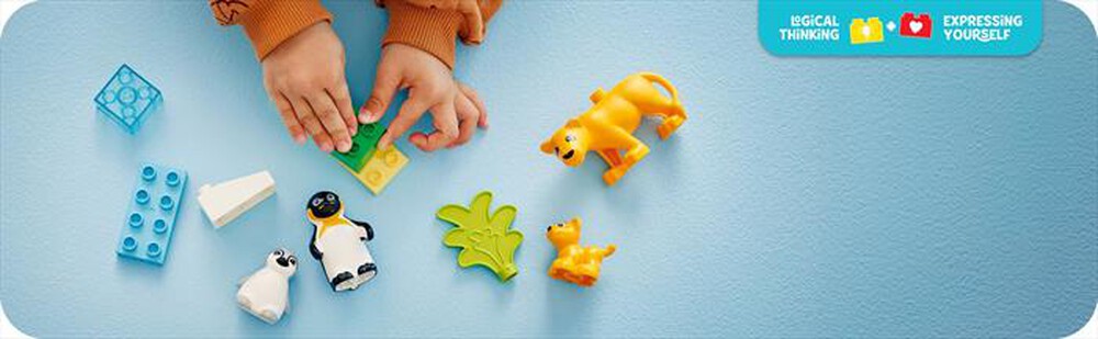 Immagine del prodotto LEGO - DUPLO Famiglie di animali: pinguini e leoni 10442