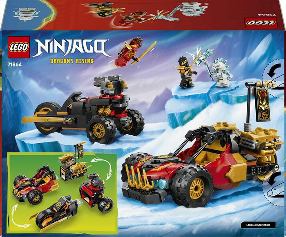 Immagine del prodotto LEGO - Veicoli combinati di Kai e Cole - 71864