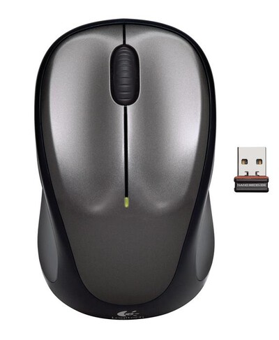 LOGITECH - Wireless Mouse M235-Argento / grigio scuro