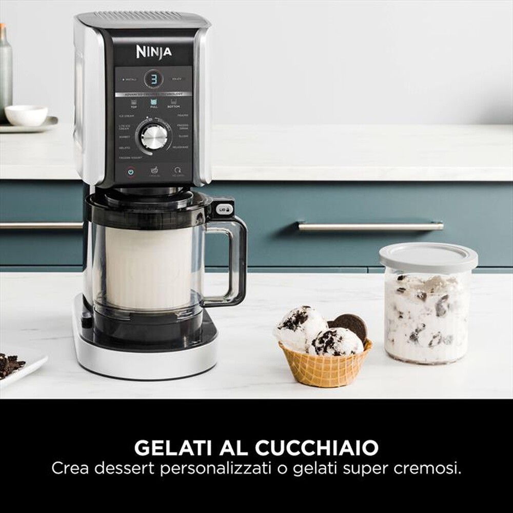 "NINJA - GELATIERA CREAMI DELUXE NC501EU-Argento"
