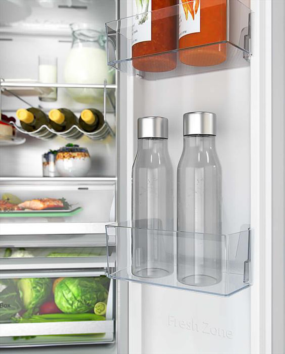 "HISENSE - Frigorifero 4 porte RF632N4WIE1 ClasseE 485lt-Inox"