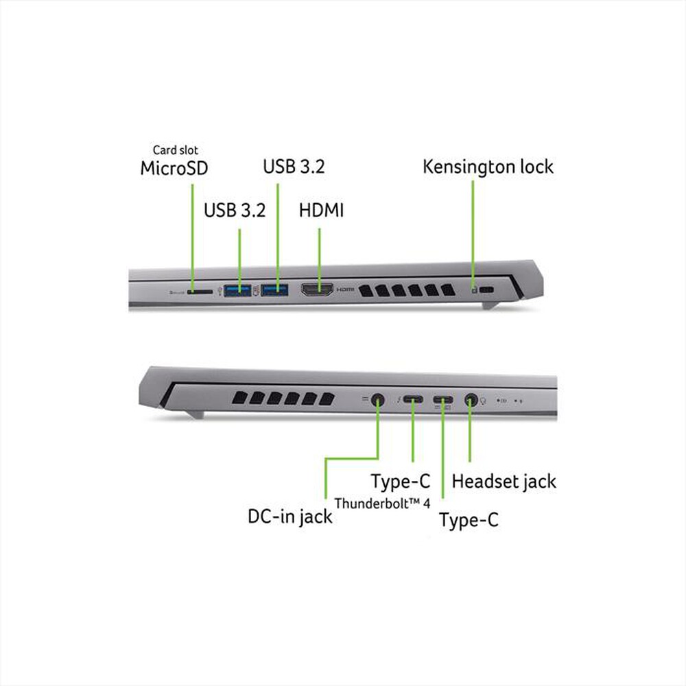"ACER - Notebook PREDATOR TRITON NEO 16 PTN16-51-50FT-Silver"