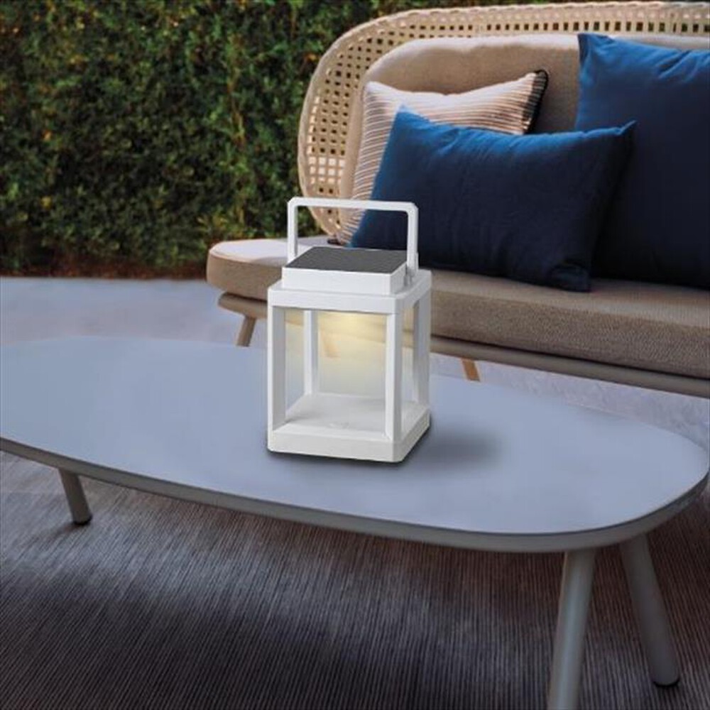 Immagine del prodotto KELU' - Lanterna da tavolo solare a batteria SUNNY-Bianco