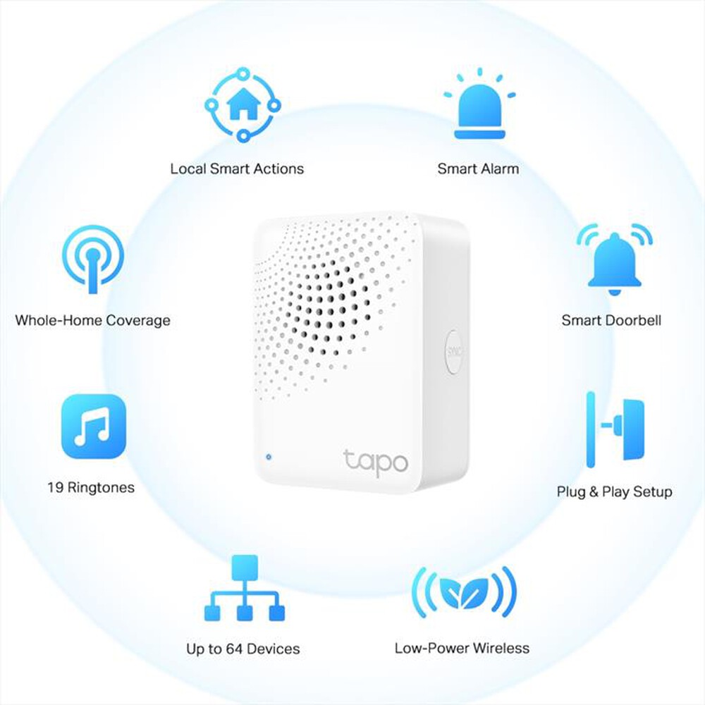 "TP-LINK - TAPO H100 SMART IOT HUB WITH CHIME"