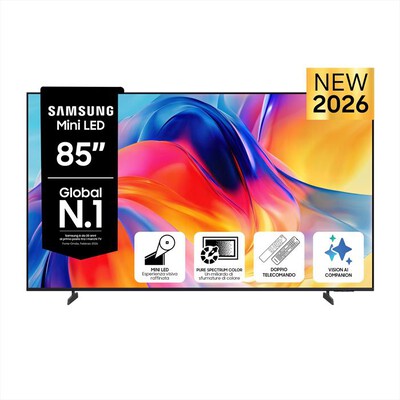 SAMSUNG - Smart TV Mini LED 4K AI 85" UE85M70HAUXZT-Titan Gray