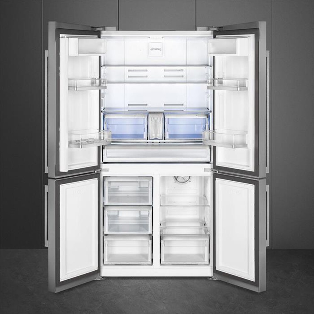 "SMEG - Frigorifero 3 e più porte FQ60XDAIF Classe F 626lt-Inox-look"