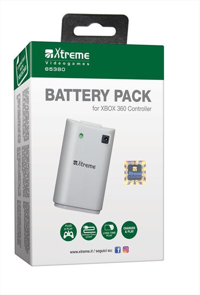 XTREME - 65380 - Xbox 360 Battery Pack + Power Cable