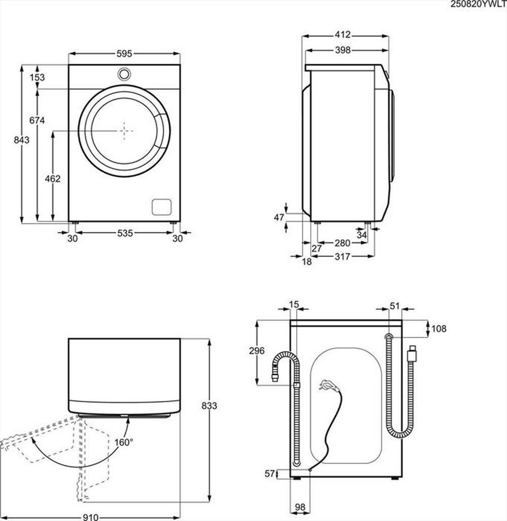 Immagine del prodotto ELECTROLUX - Lavatrice EW6S526A 6Kg Classe A-Bianco