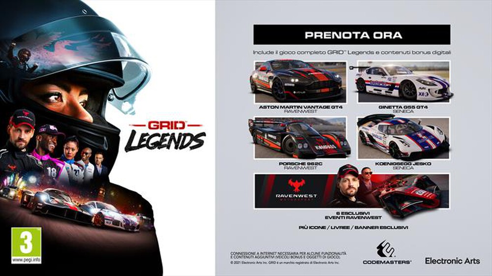 "ELECTRONIC ARTS - GRID LEGENDS"