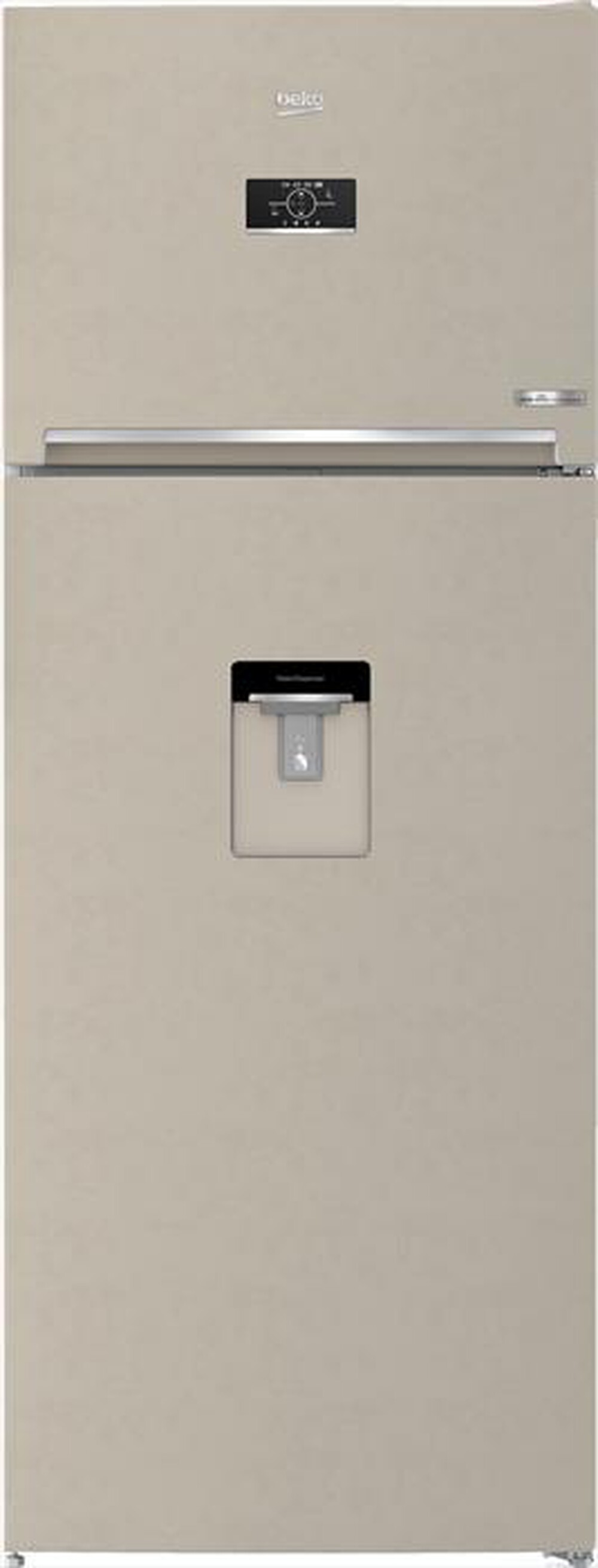 "BEKO - Frigorifero 2 porte RDNE455E40DBN Classe E 406 lt-Beige"