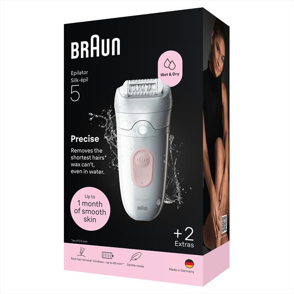 Immagine del prodotto BRAUN - Epilatore Wet & Dry LEGEPIL SE5-011 BOX MN-ROSA FLAMINGO