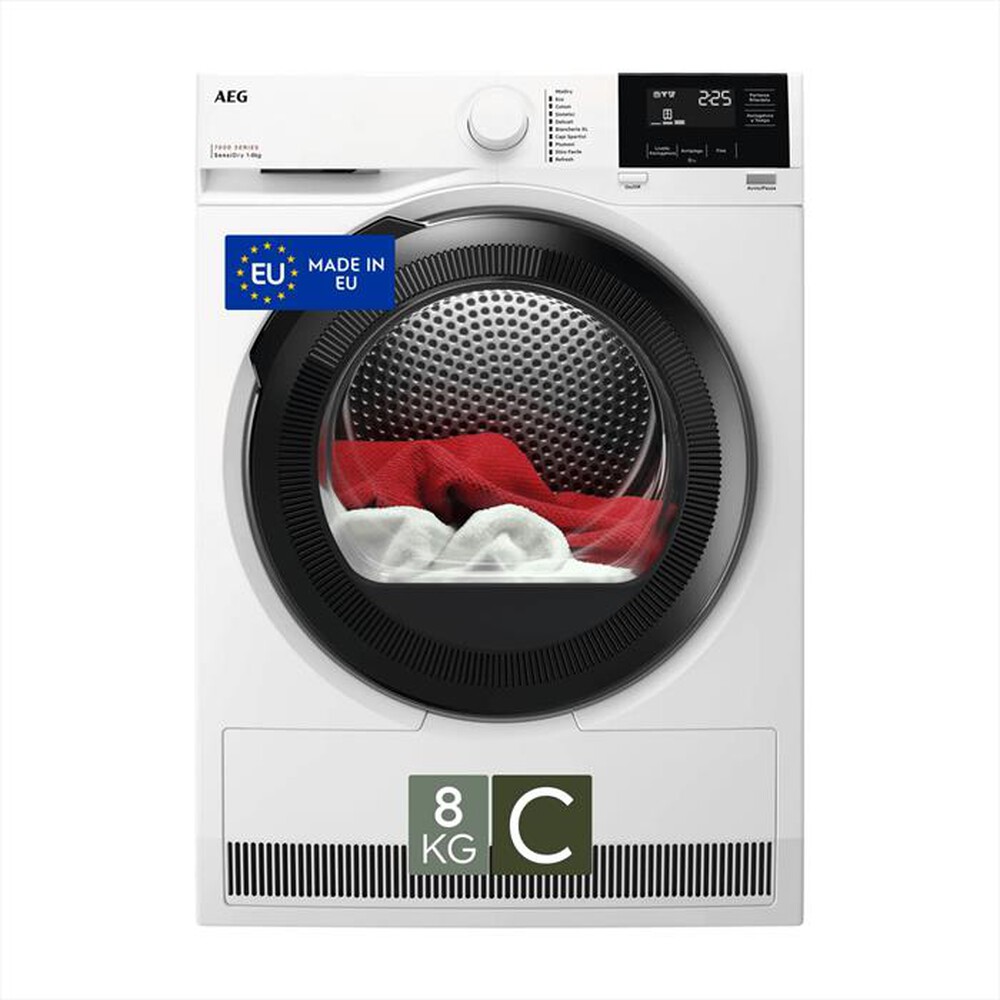 Immagine del prodotto AEG - Asciugatrice TR7HG8C 8Kg Classe C-Bianco
