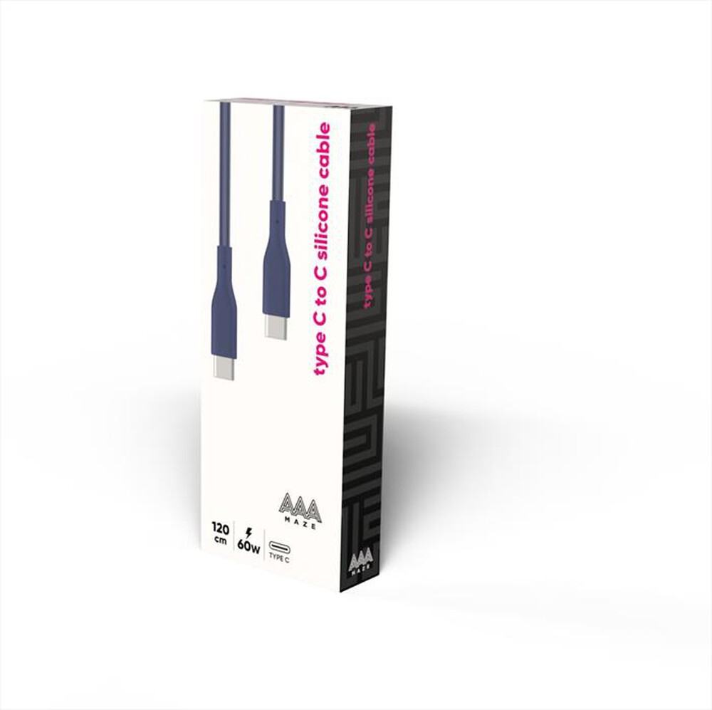 Immagine del prodotto AAAMAZE - CAVO IN SILICONE 1,2 60W TYPE--Blu