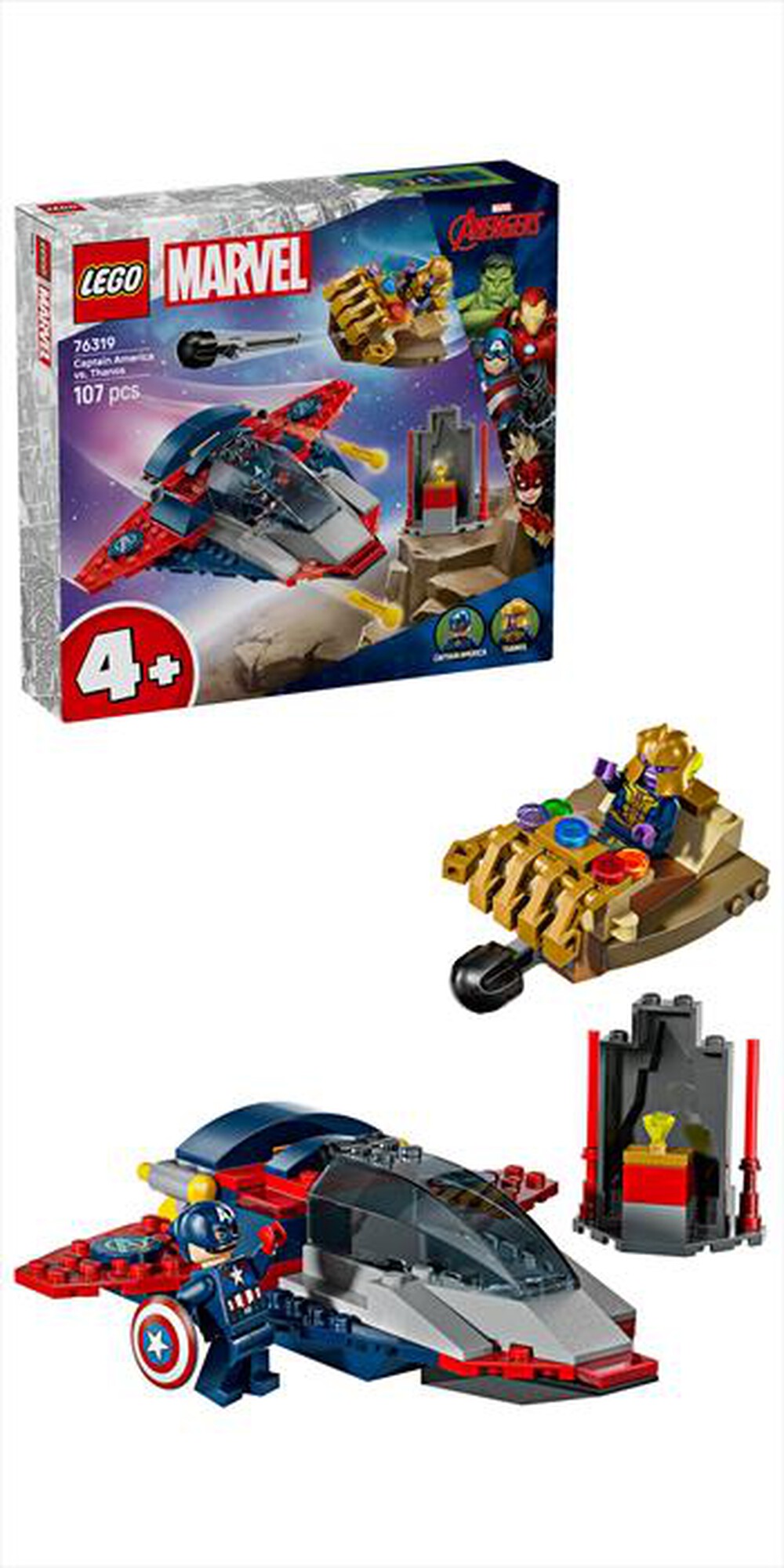 Immagine del prodotto LEGO - SUPER HEROES MARVEL Captain America e Thanos 76319