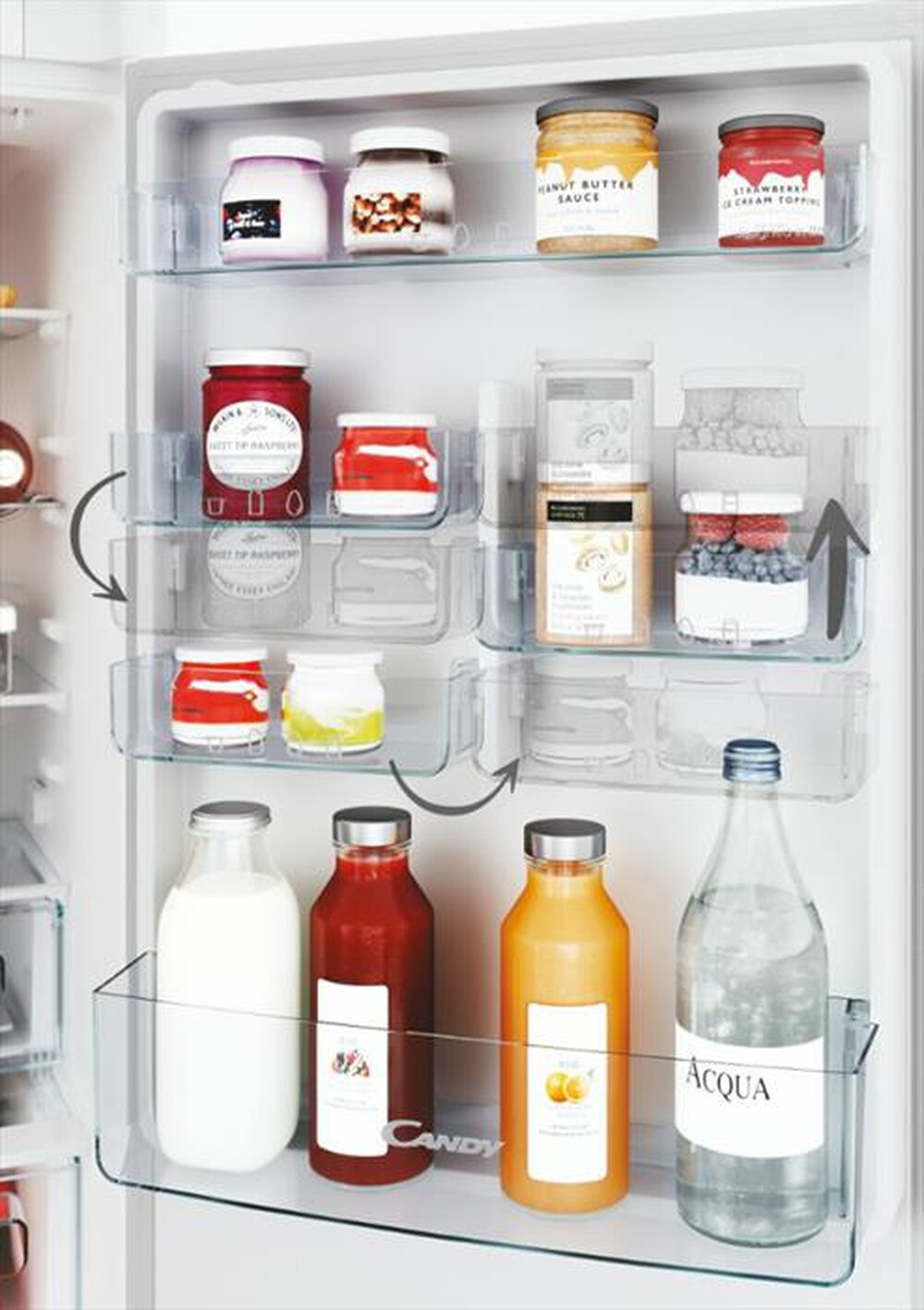 Immagine del prodotto CANDY - Frigorifero combinato CBT3518EW Classe E 248 lt-Bianco