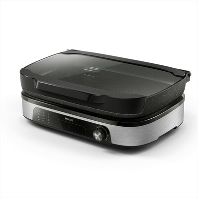PHILIPS - Grill da tavolo Serie 5000 HD6212/90-Alluminio