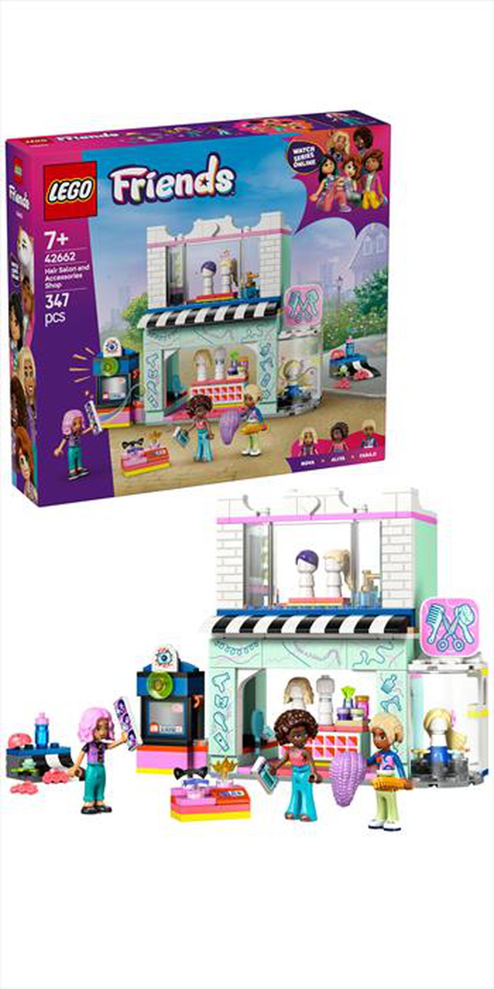 Immagine del prodotto LEGO - FRIENDS Parrucchiere e Negozio di accessori 42662