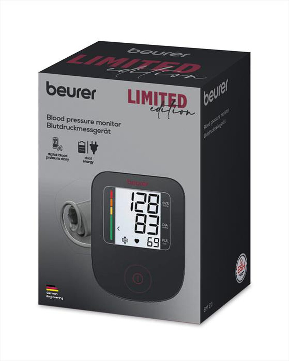 Immagine del prodotto BEURER - Misura pressione BM 23 LIMITED EDITION 2025-Nero e bordeaux