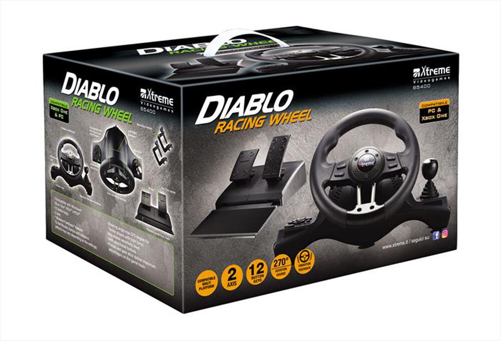 "XTREME - DIABLO RACING WHEEL-NERO"