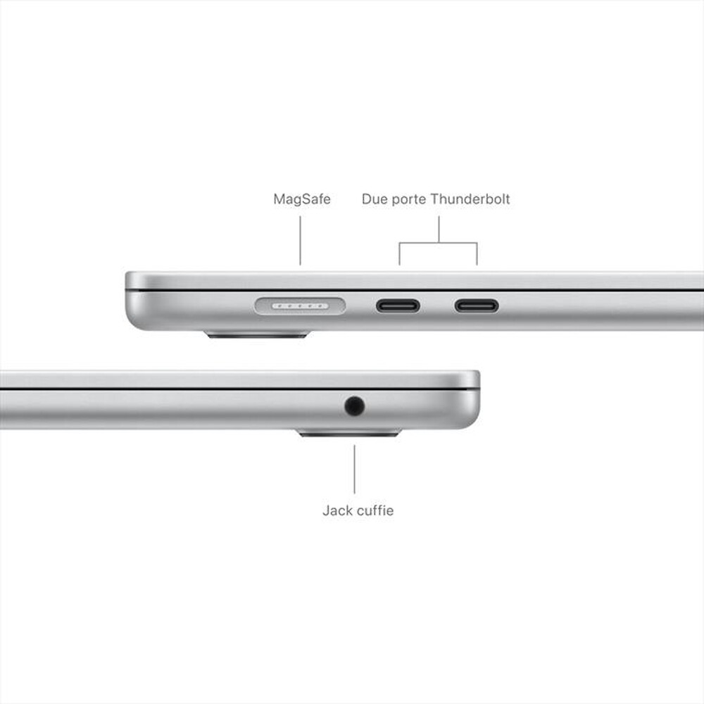 Immagine del prodotto APPLE - MacBook Air 15" M3 Core 8 CPU 10 GPU 16GB 256GB-Argento