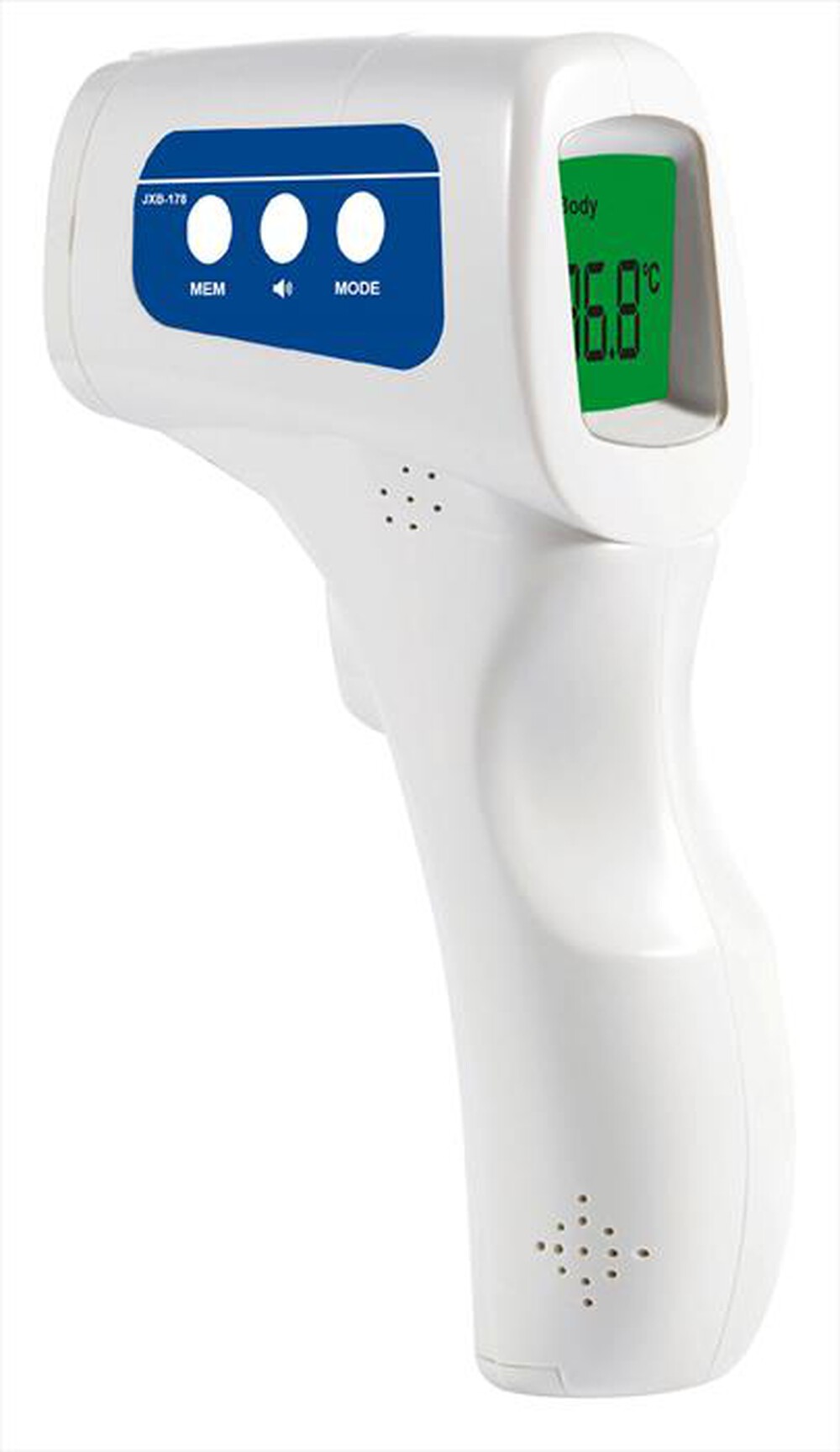 "TELESYSTEM - TERMOSCANNER TERMOMETRO AD INFRAROSSI JXB-178-White"